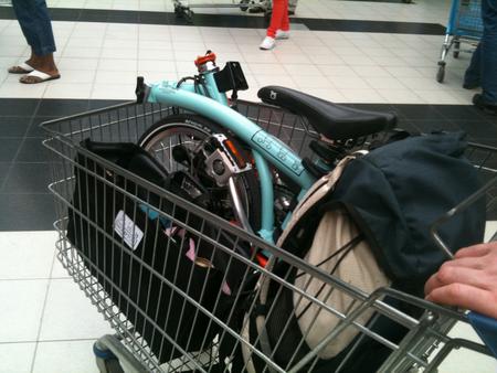 Brompton in trolley