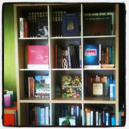 Moved the bookcase (again)